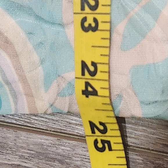 Anne Crimmins For Umi Collection Vintage Paisley Light Blue 2 Piece Skirt Set - Picture 7 of 10